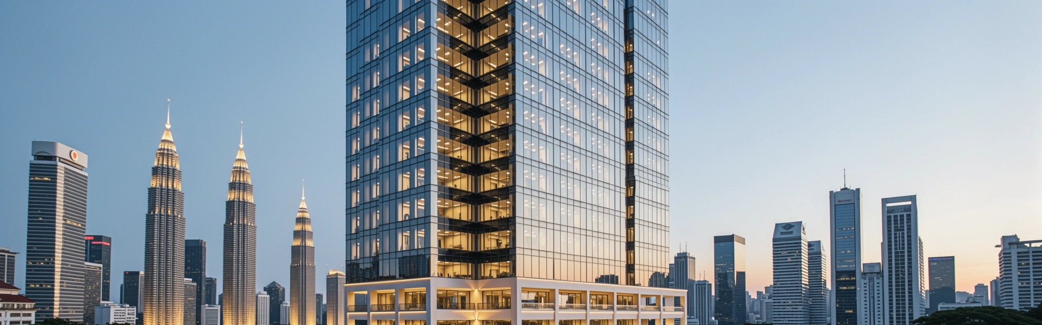 Professional business district infrastructure